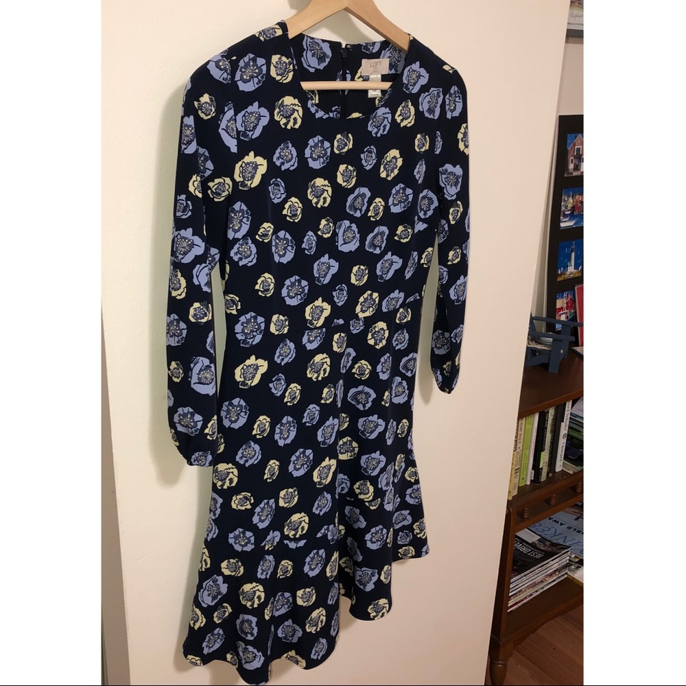 Loft Floral Dress - Picture 3 of 10